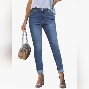 luvamia Stretchy Skinny Jeans For Women High Waisted